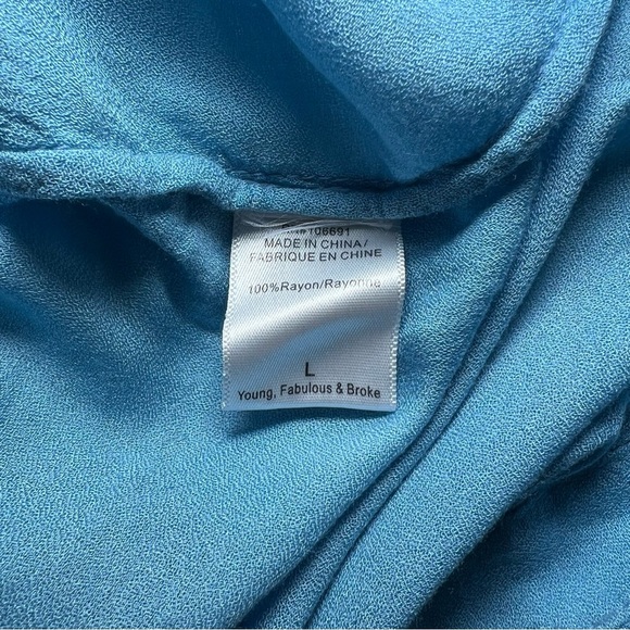 Young Fabulous & Broke Tie Dye Mini Halter Dress with Elastic Waist - Picture 6 of 7